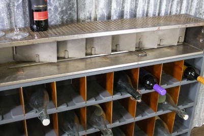Vintage Wine Rack Cabinet